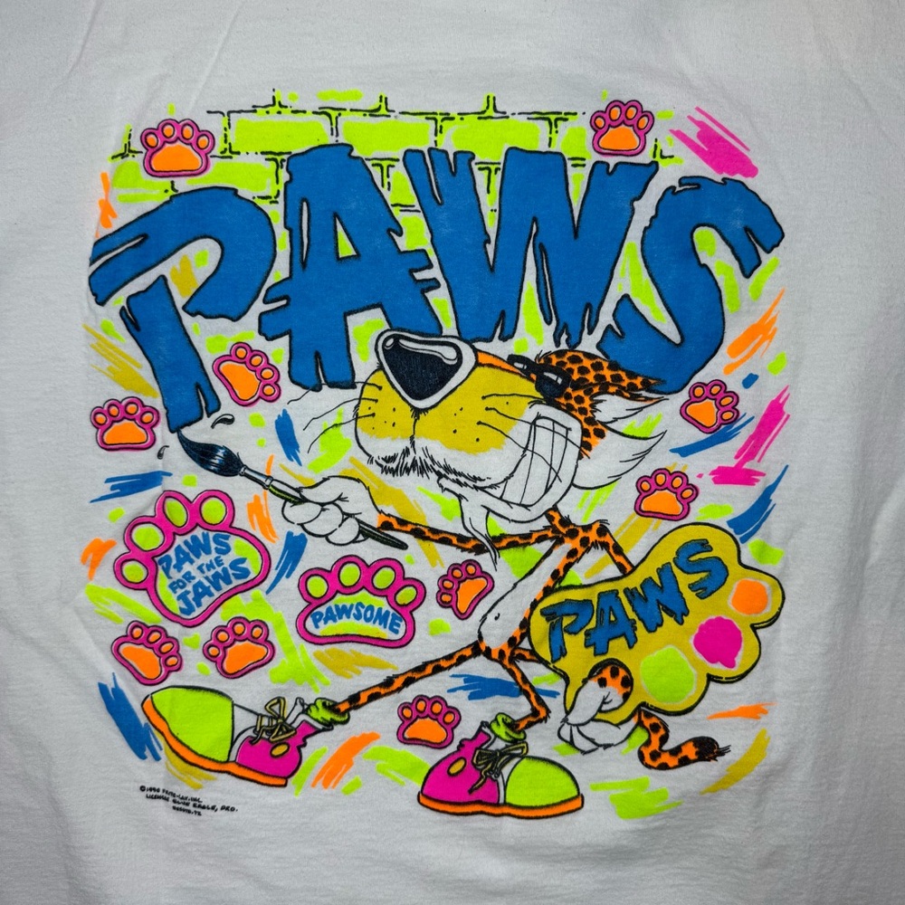 Vintage Chester Cheeto Paws tshirt size XL - Picture 6 of 7
